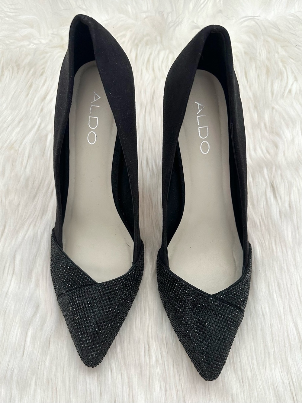 ALDO SATIN PUMPS